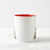 Soccer Christmas Tree ツートーンマグカップ (中央)