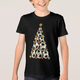 Soccer Christmas Tree トライブレンドＴシャツ