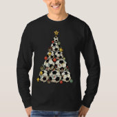 Soccer Christmas Tree Tシャツ (正面)