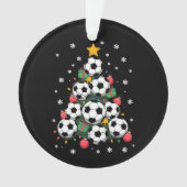 Soccer Christmas Tree Xmas Player Sports Lover オーナメント (正面)