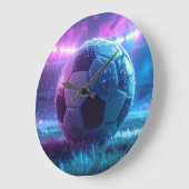 Soccer CLock for perfect Sports Timing ラージ壁時計 (傾斜)