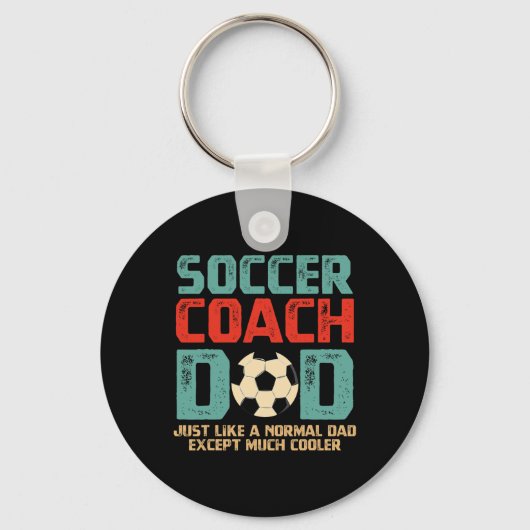 Soccer Coach Dad キーホルダー (正面)