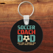 Soccer Coach Dad キーホルダー (正面)