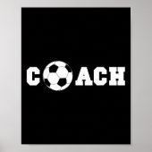 Soccer Coach S - Coaching Staff Shirt Tees  ポスター (正面)
