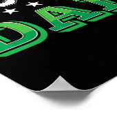 Soccer Dad Father Family Matching Birthday Team Su ポスター (角)