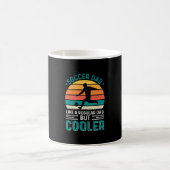 Soccer Dad Retro Sunset コーヒーマグカップ (中央)