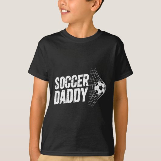 Soccer Daddy Byll And Net Sport Fathers Footbyll G Tシャツ (正面)