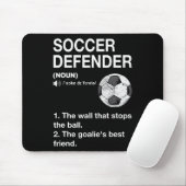 Soccer Defender Definition Soccer Player Footbyll マウスパッド (マウス)