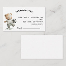 Soccer Diaper Raffle Card | A Little All-Star エンクロージャーカード