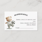 Soccer Diaper Raffle Card | A Little All-Star エンクロージャーカード (正面)