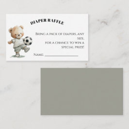 Soccer Diaper Raffle Card | A Little All-Star エンクロージャーカード