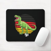 Soccer Dino Trex German Jersey Germany Flag Footll マウスパッド (マウス)