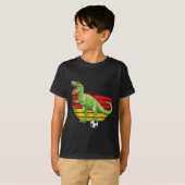 Soccer Dino Trex German Jersey Germany Flag Footll Tシャツ (正面フル)