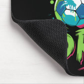 Soccer Drip Melting Ice Cream Respect The Drip Boy マウスパッド (コーナー)