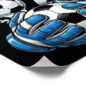 Soccer Drip Number 67 Boys Soccer Goalkeeper 67  ポスター (角)