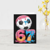 Soccer Drip Number 67 Boys Soccer Player 67  カード (黄色い花)