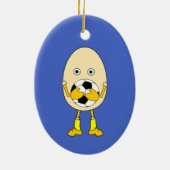 Soccer Egghead セラミックオーナメント (裏面)