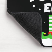 Soccer Elf Matching Group Family Holiday Christmas マウスパッド (コーナー)