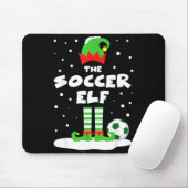 Soccer Elf Matching Group Family Holiday Christmas マウスパッド (マウス)