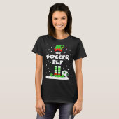 Soccer Elf Matching Group Family Holiday Christmas Tシャツ (正面フル)