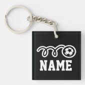 Soccer fan keychain キーホルダー (正面)