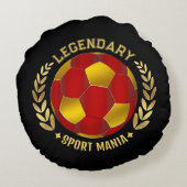 Soccer Fan Logo ラウンドクッション (裏面)