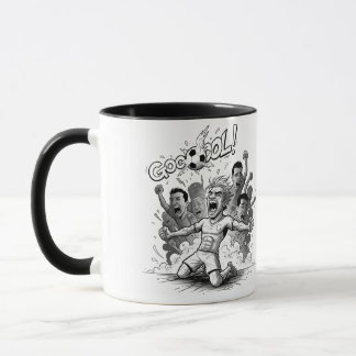 Soccer Fans Goal Celebration Mug マグカップ