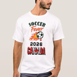 SOCCER Fever 2026 Canada Fan Gear Limited Edition Tシャツ