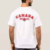 SOCCER Fever 2026 Canada Fan Gear Limited Edition Tシャツ (裏面)