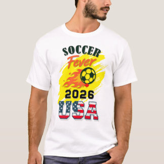SOCCER Fever 2026 USA Fan Gear Limited Edition Tシャツ