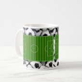 Soccer field コーヒーマグカップ (正面左)