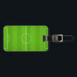 Soccer field Football ラゲッジタグ<br><div class="desc">A classic soccer field works for everything.</div>