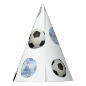 Soccer First Year Down Birthday Party パーティーハット (裏面)
