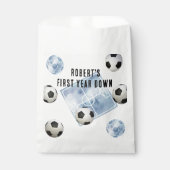 Soccer First Year Down Birthday Party フェイバーバッグ (正面)