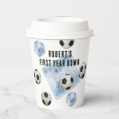 Soccer First Year Down Birthday Party 紙コップ (裏面)