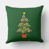 Soccer Football Christmas Tree クッション (裏面)