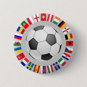 Soccer Football European Championship 2016 缶バッジ
