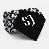 Soccer football Pattern | Monogram Sport ネクタイ (ロール)