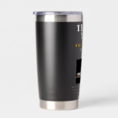 Soccer Football Sports Photo Thank you Coach  保温保冷タンブラー (右面)