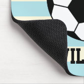 Soccer Football Sports Player Custom Name マウスパッド (コーナー)