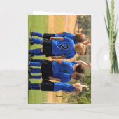 Soccer Football Team Coach Thank You Photo  サンキューカード (裏面)