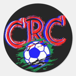 Soccer Game Selección Costa Rica Football Soccer ラウンドシール