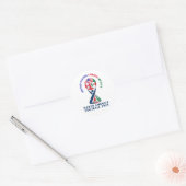 Soccer Gift for USA Canada Mexico Fans ラウンドシール (封筒)
