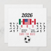 Soccer Gifts for Fans 招待状 (正面/裏面)