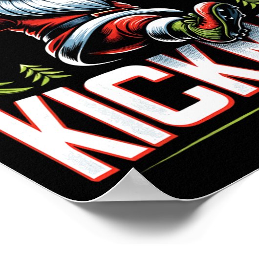 Soccer Gnome Merry Kickmas  ポスター (角)