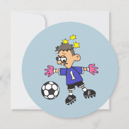 Soccer Goalkeeper Misses the Ball カード