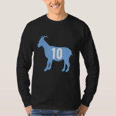Soccer Goat 10 Argentina Tシャツ (正面)