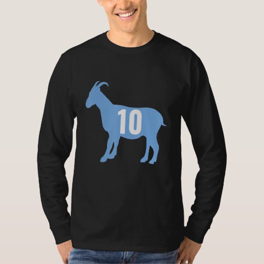 Soccer Goat 10 Argentina Tシャツ (正面)