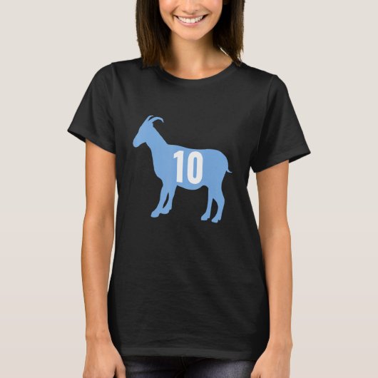 Soccer Goat 10 Argentina Tシャツ (正面)