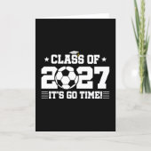 Soccer Graduation Go Time Senior Class of 2027 カード (正面)